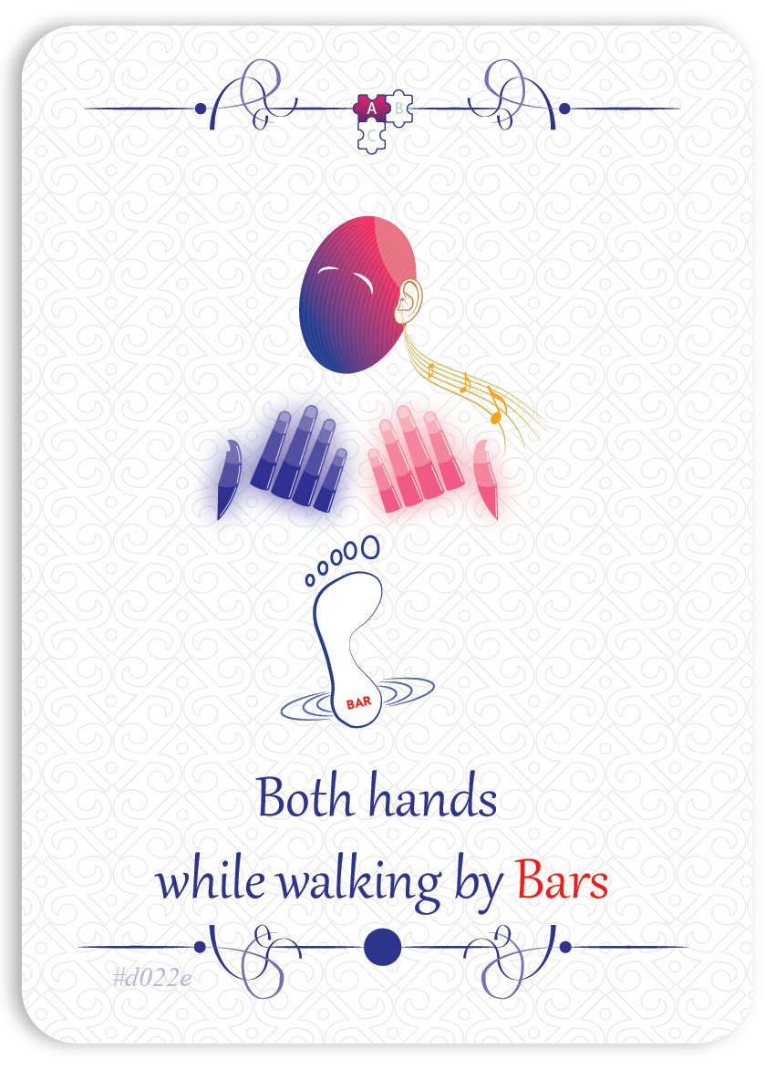Both Hands while Walking the Measure