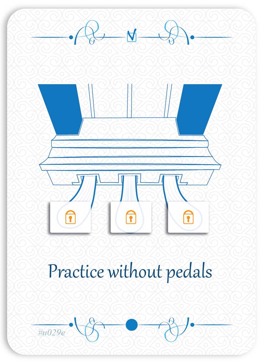 Practice without pedals